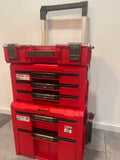 Qbrick System Pro Red Ultra HD Set (Cart 2.0 Plus Drawer 2 + Drawer 3 Toolbox 2.0 Expert + Organizer 300)
