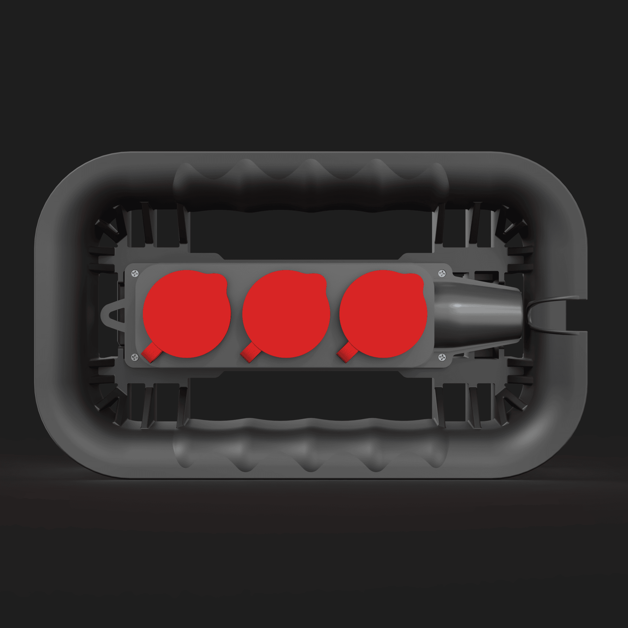 QBRICK SYSTEM CUSTOM Kabelroller Kabelaufroller mit Elektroleiste (5901238260523)