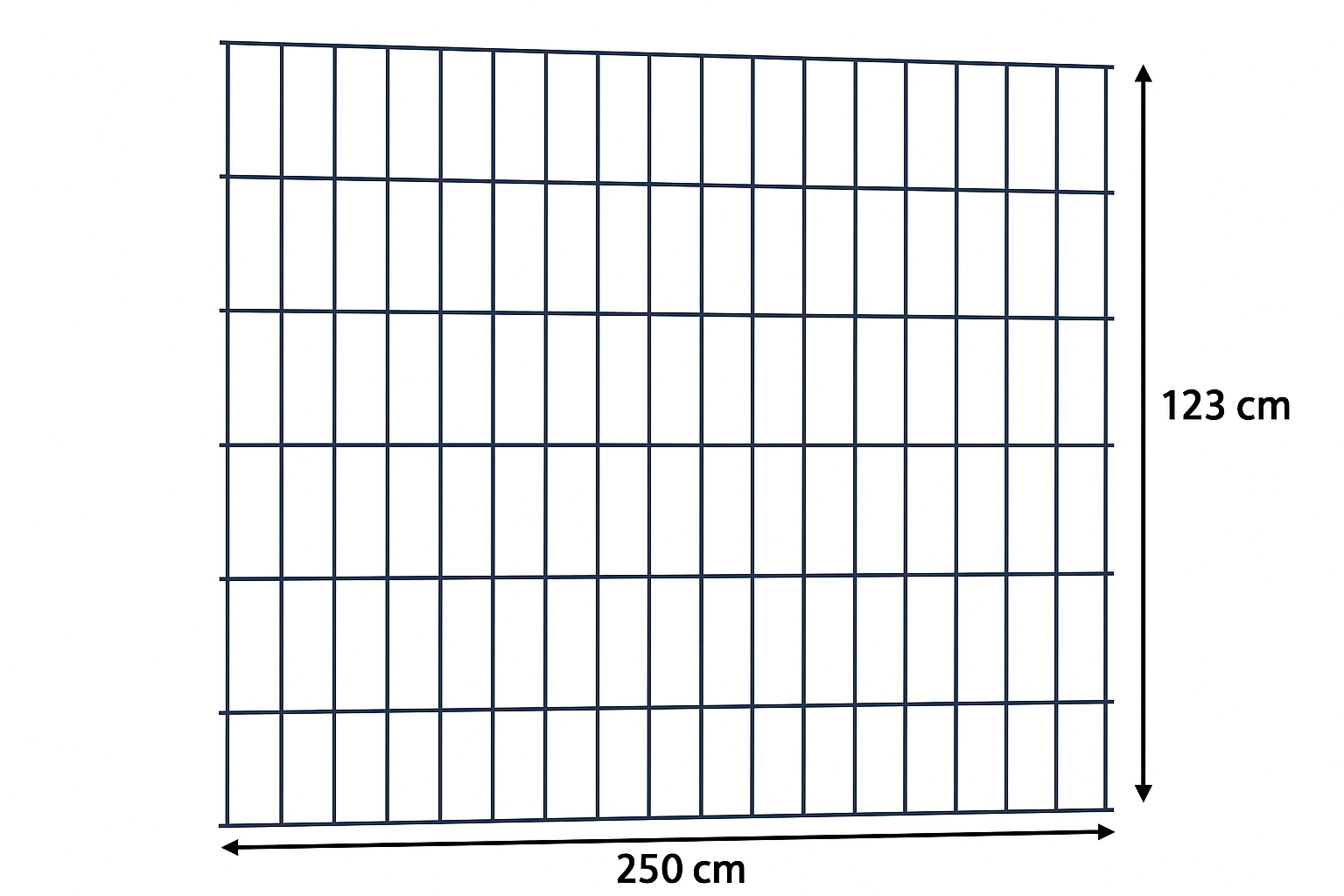 Doppelstabmattenzaun 6/5/6 Anthrazit / Schwarz / Moosgrün