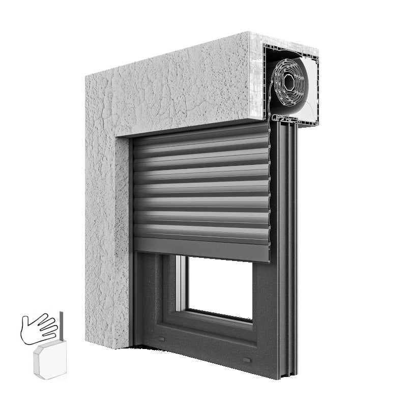 Aufsatzrollläden Manuell 1900 - 2300 mm Breite