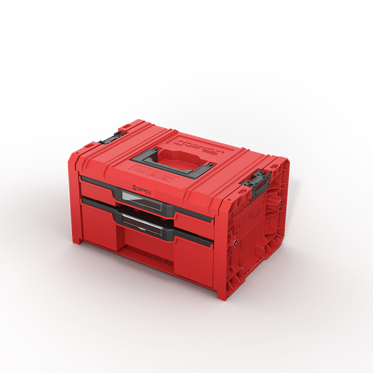 QBRICK SYSTEM PRO DRAWER 2 TOOLBOX 2.0 EXPERT RED ULTRA HD CUSTOM