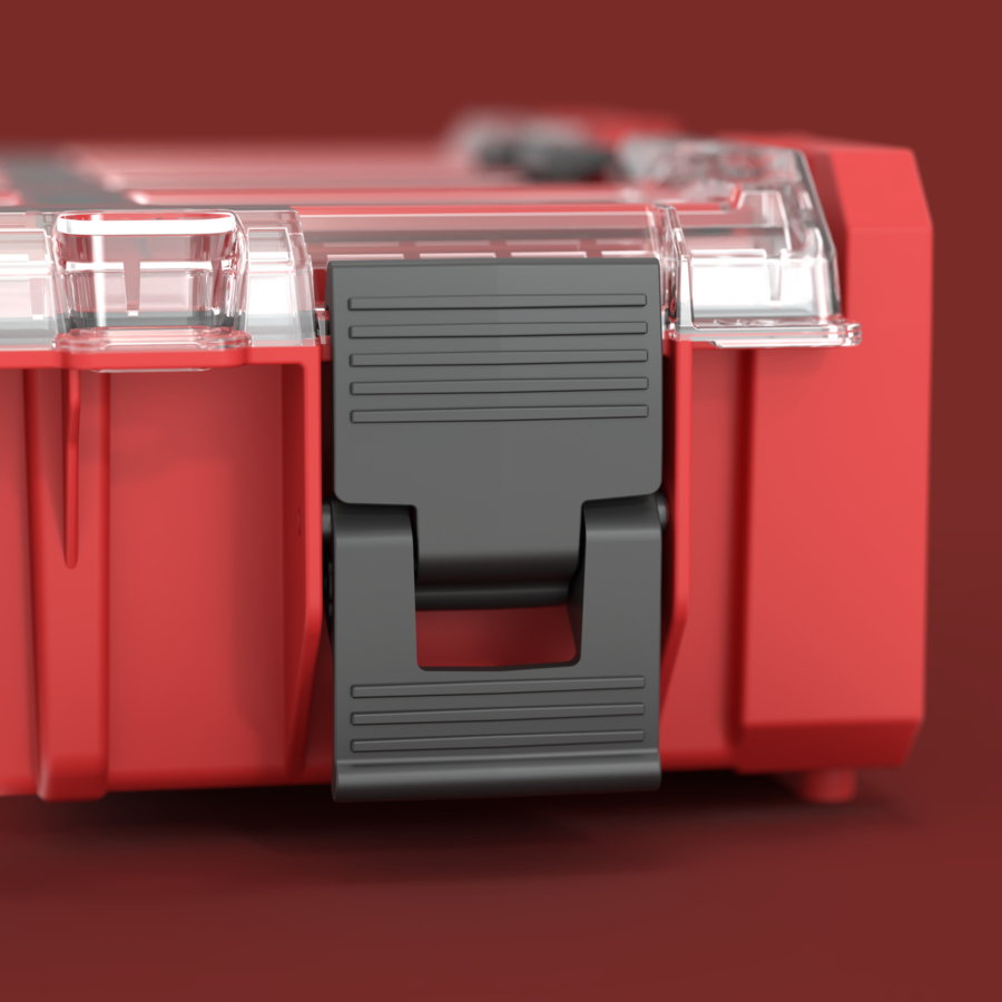 QBRICK SYSTEM ONE ORGANIZER XL 2.0 LONG BIN RED ULTRA HD CUSTOM (5901238256571)