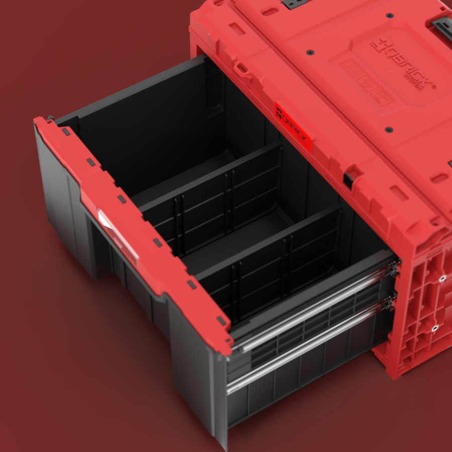 QBRICK SYSTEM ONE DRAWER 1 TOOLBOX 2.0 RED ULTRA HD CUSTOM (5901238260486)
