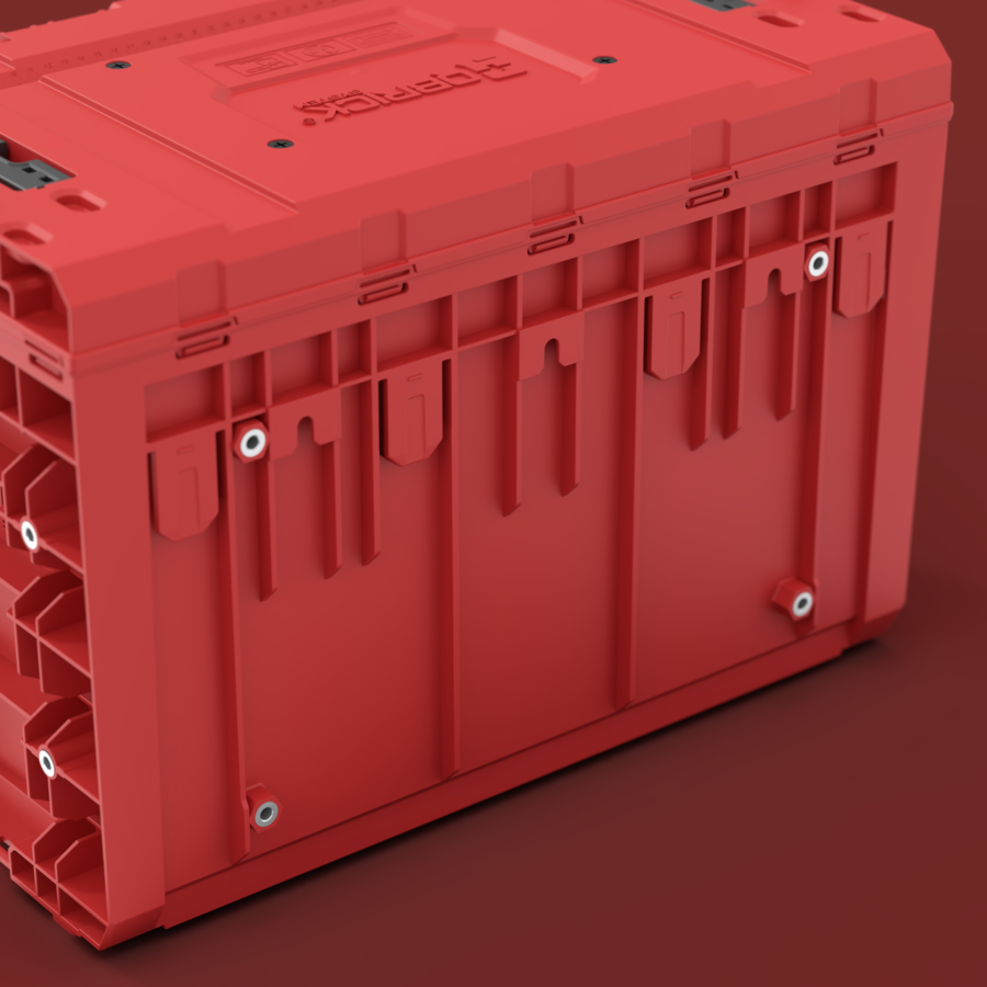 Qbrick System PRIME Drawer 3 Toolbox Expert RED ULTRA HD Custom (5901238262336)