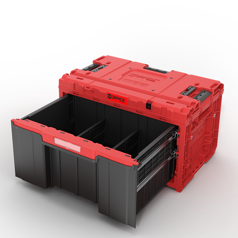 QBRICK SYSTEM ONE DRAWER 1 TOOLBOX 2.0 RED ULTRA HD CUSTOM (5901238260486)