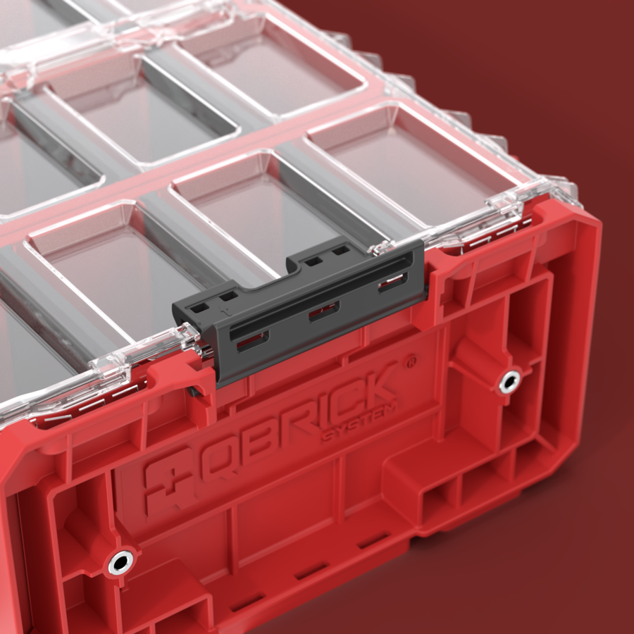 QBRICK SYSTEM ONE ORGANIZER 2XL 2.0 RED ULTRA HD CUSTOM ADAPTER PROMO (5901238257042)