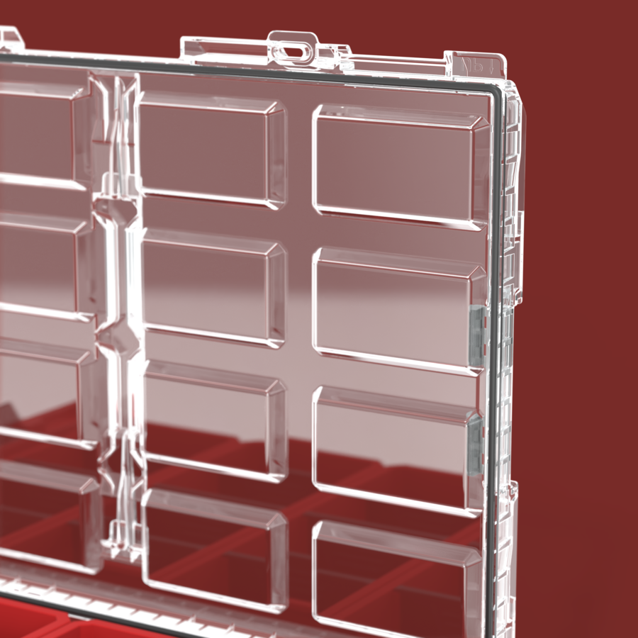 QBRICK SYSTEM ONE ORGANIZER 2XL 2.0 RED ULTRA HD CUSTOM ADAPTER PROMO (5901238257042)