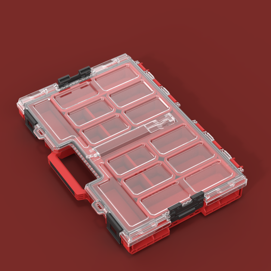 QBRICK SYSTEM ONE ORGANIZER L 2.0 RED ULTRA HD