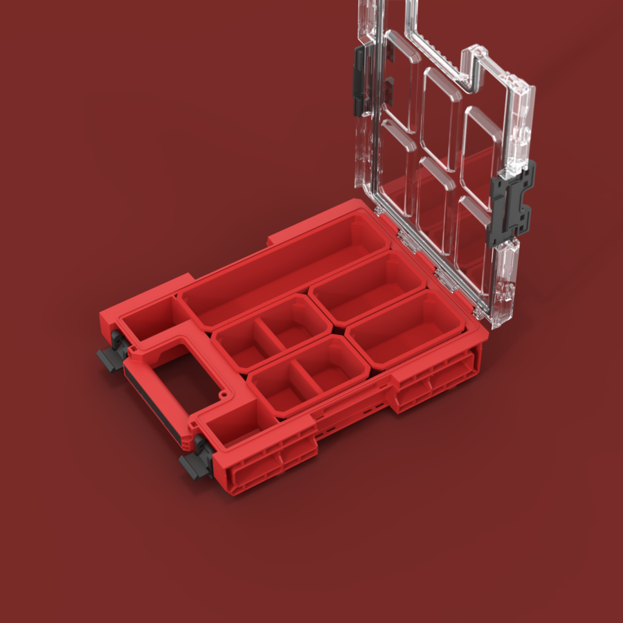 QBRICK SYSTEM ONE ORGANIZER M 2.0 RED ULTRA HD (5901238256618)