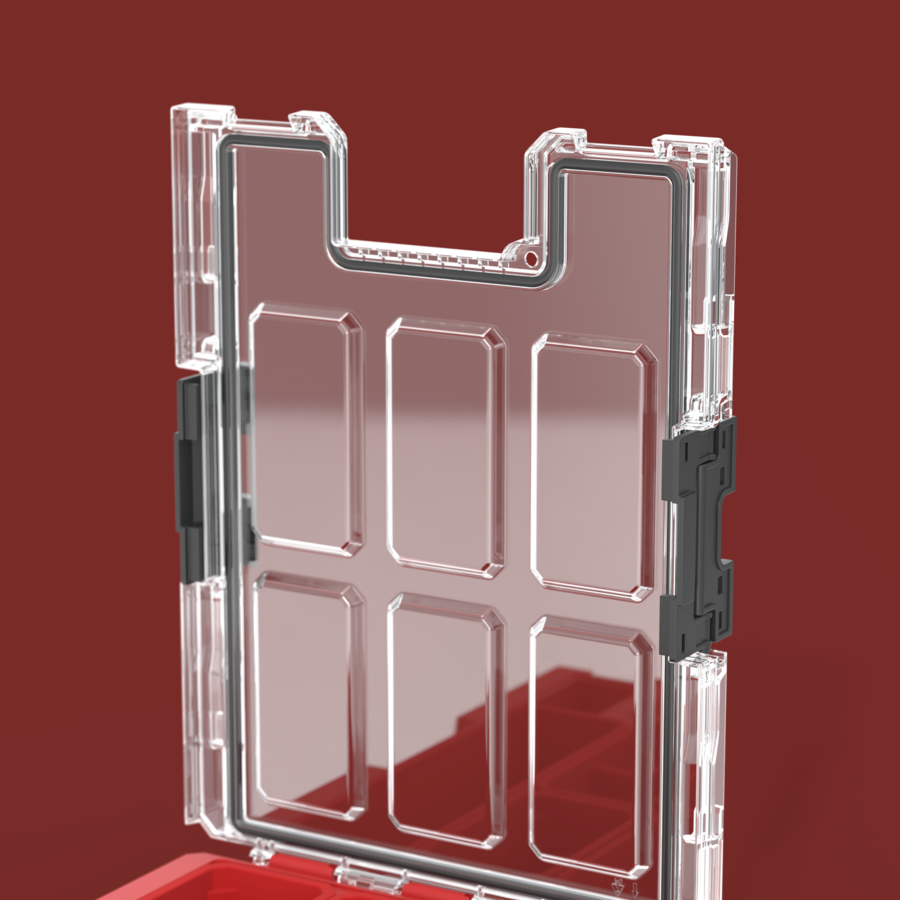 QBRICK SYSTEM ONE ORGANIZER M 2.0 RED ULTRA HD (5901238256618)