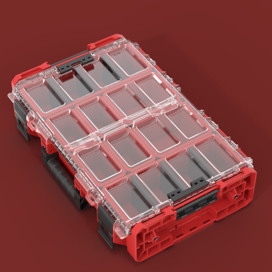 QBRICK SYSTEM ONE ORGANIZER XL 2.0 RED ULTRA HD CUSTOM (5901238256212)