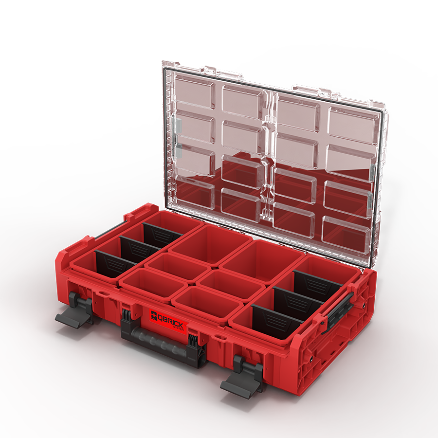 QBRICK SYSTEM ONE ORGANIZER XL 2.0 RED ULTRA HD CUSTOM (5901238256212)