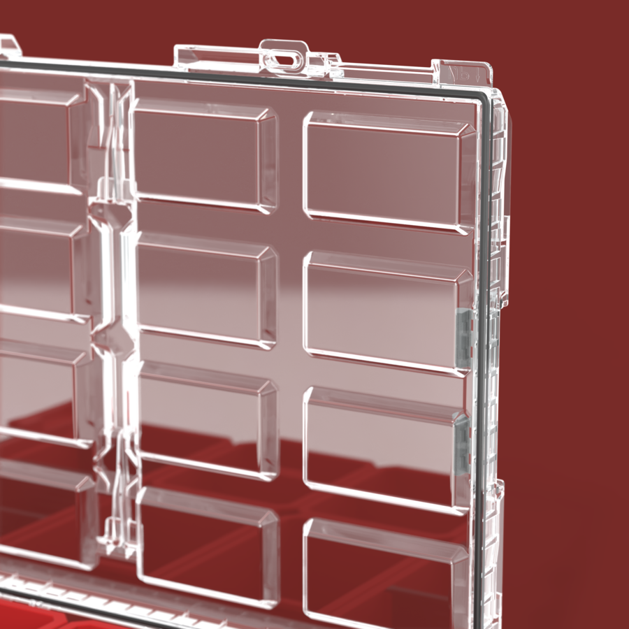 QBRICK SYSTEM ONE ORGANIZER XL 2.0 RED ULTRA HD CUSTOM (5901238256212)