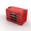 Qbrick System PRIME Drawer 4 Toolbox Expert RED ULTRA HD Custom (5901238262343)