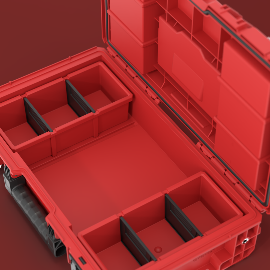 QBRICK SYSTEM PRIME TOOLBOX 150 PROFI RED ULTRA HD CUSTOM (5901238256922)