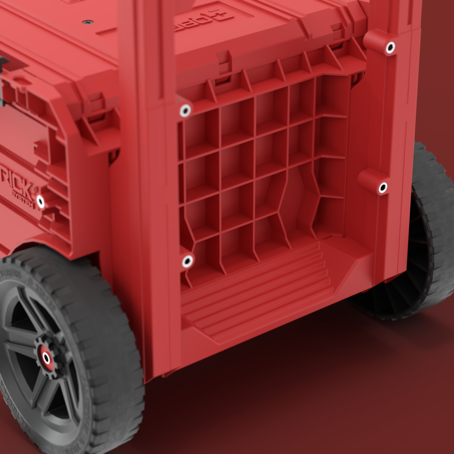QBRICK SYSTEM PRO CART 2.0 PLUS DRAWER 2 RED ULTRA HD CUSTOM (5901238261254)