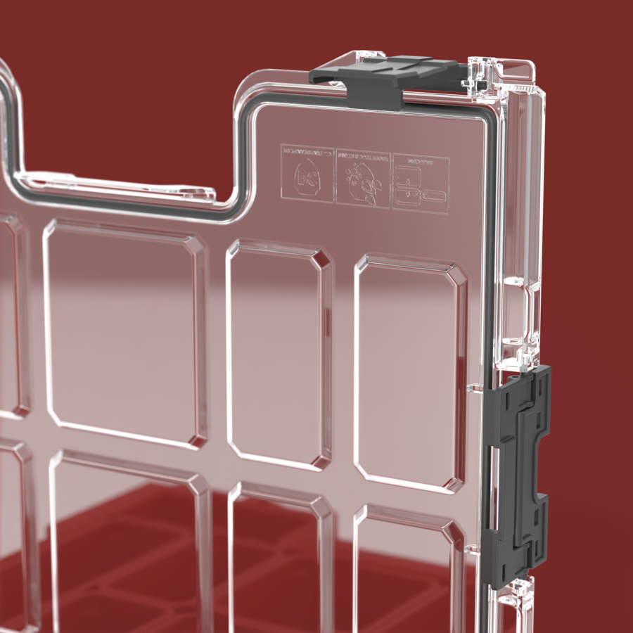 QBRICK SYSTEM PRO ORGANIZER 300 RED ULTRA HD (5901238256427)