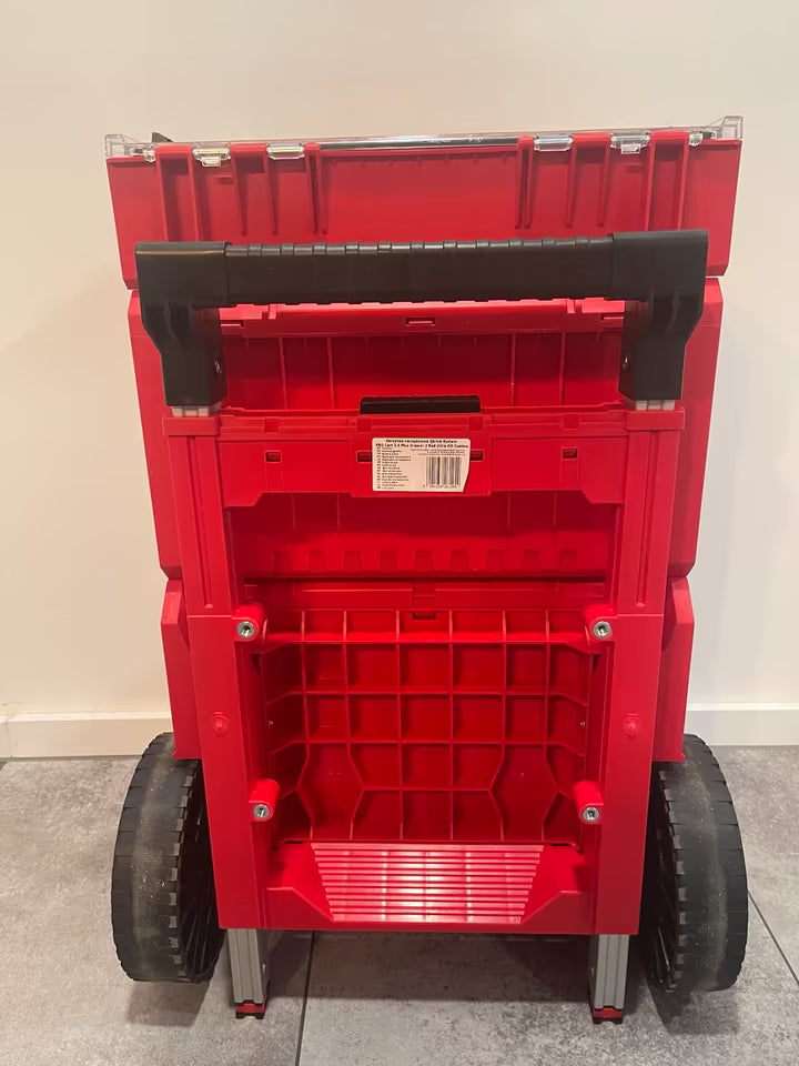 Qbrick System Pro Red Ultra HD Set (Cart 2.0 Plus Drawer 2 + Drawer 3 Toolbox 2.0 Expert + Organizer 300)